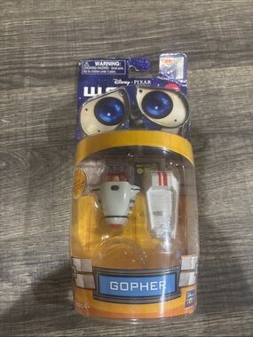Disney Pixar WALL·E Gopher Action Figure - White and Orange